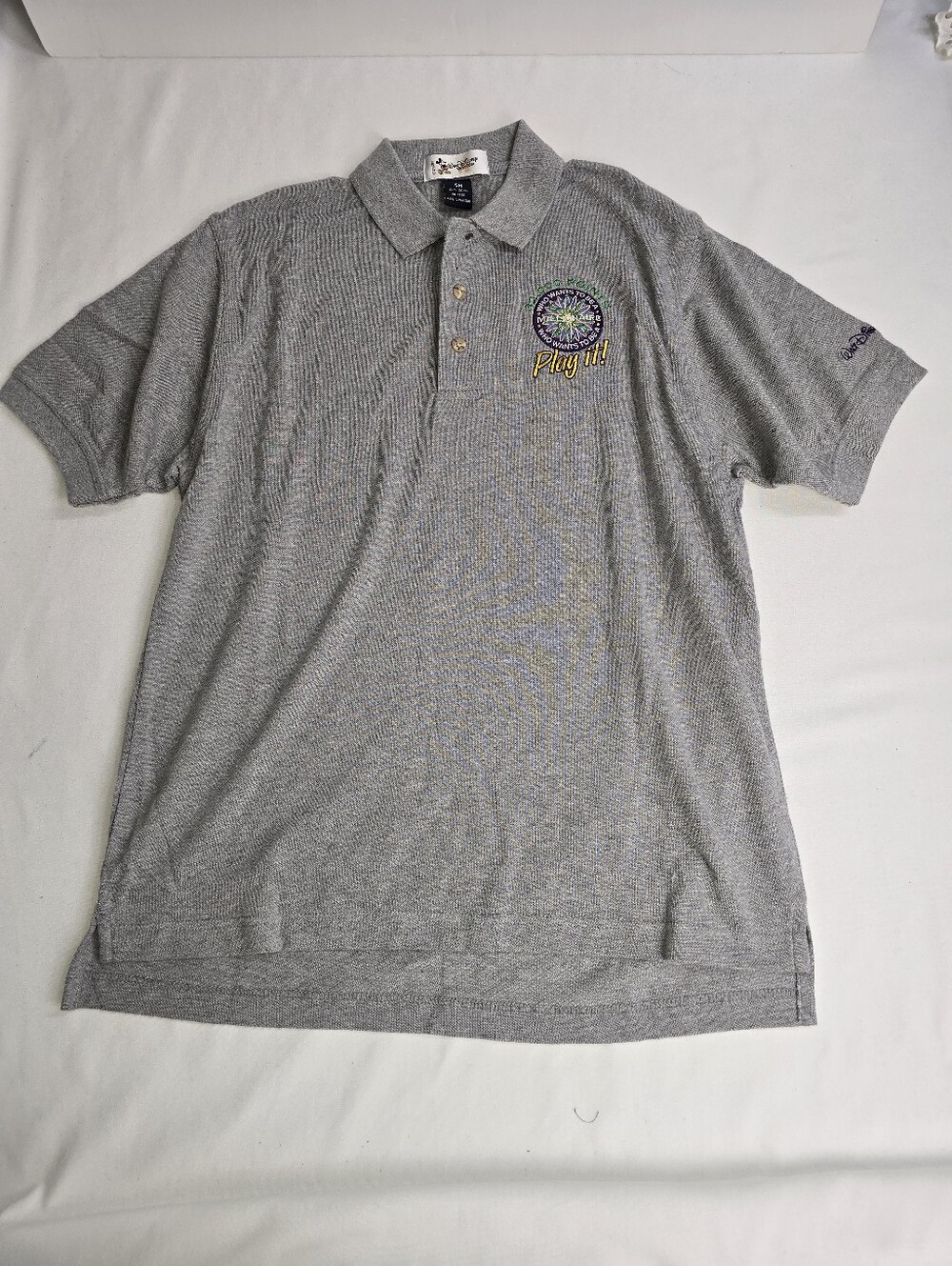 Vintage Walt Disney World Whowants To Be A Million Polo Shirts MGM Studios Small
